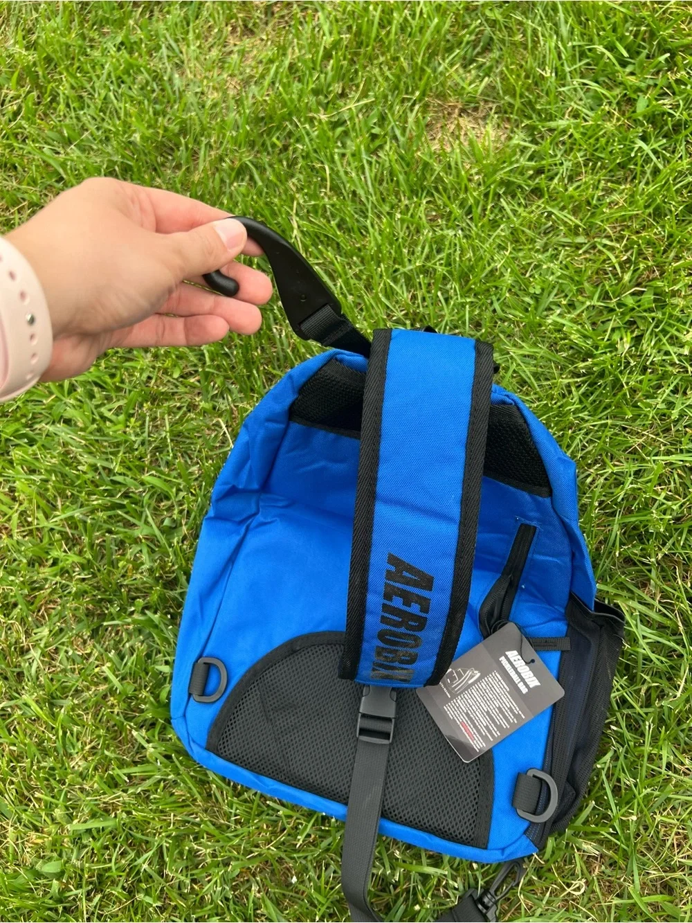 AEROBIX Pickleball Bag for Women & Men Paddle Pocket Adjustable Sling Bag